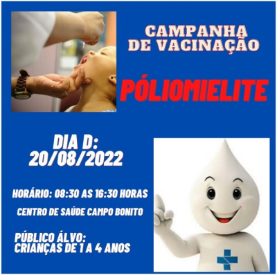 Campanha de Vacinação PÓLIOMELITE